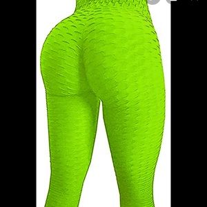 Lime green leggings